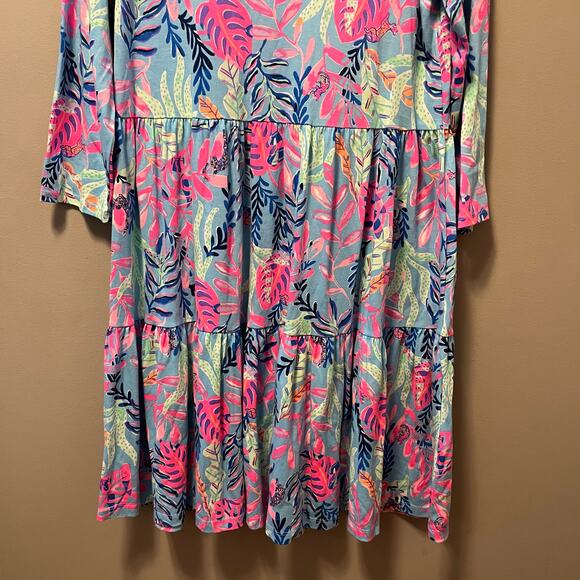 Lilly Pulitzer Geanna Dress Size Medium You’ve Been Spotted - Picture 5 of 8